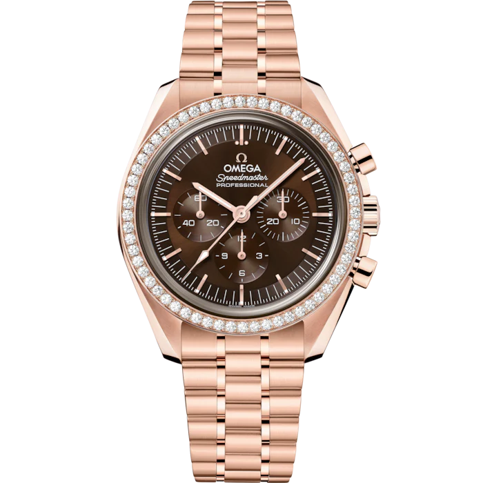 Omega Speedmaster Moonwatch Professional  42mm Brown Dial Sedna Gold 310.55.42.50.13.001
