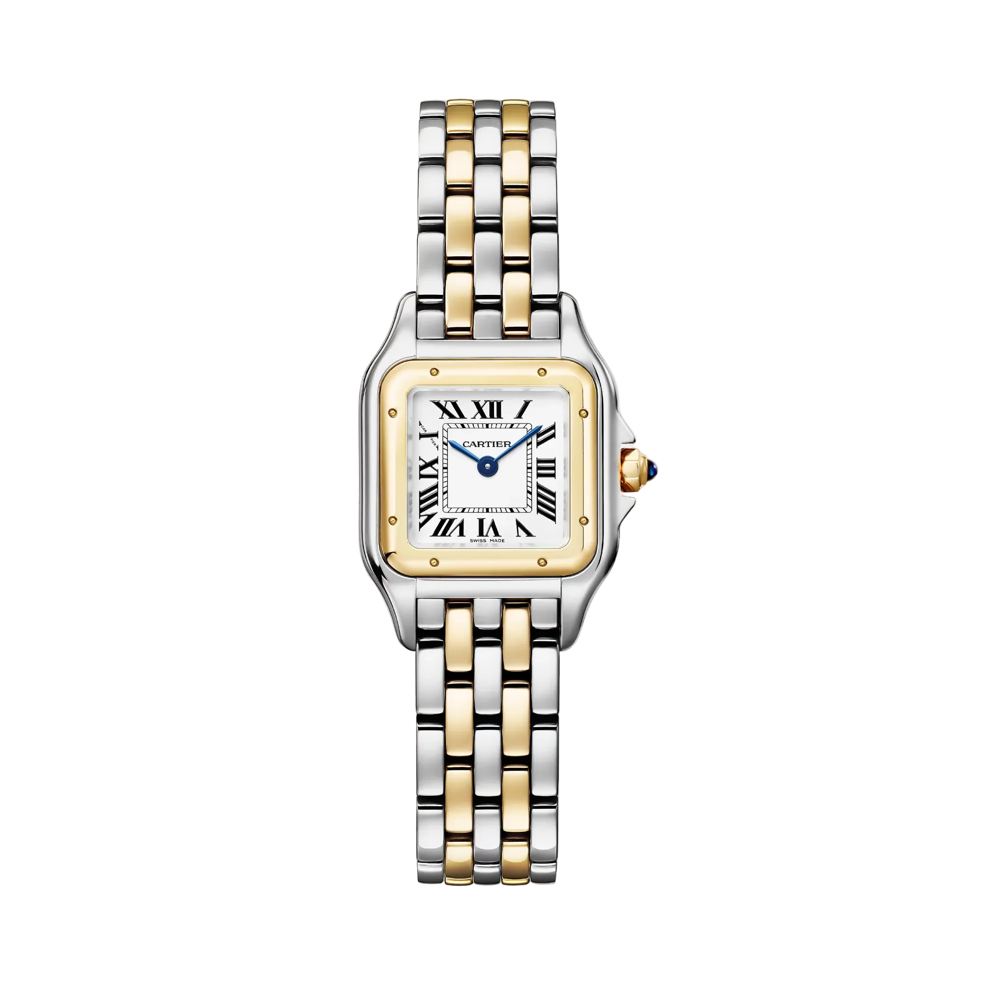 Panthère de Cartier Small Two-Tone Yellow Gold White Dial Bracelet W2PN0018