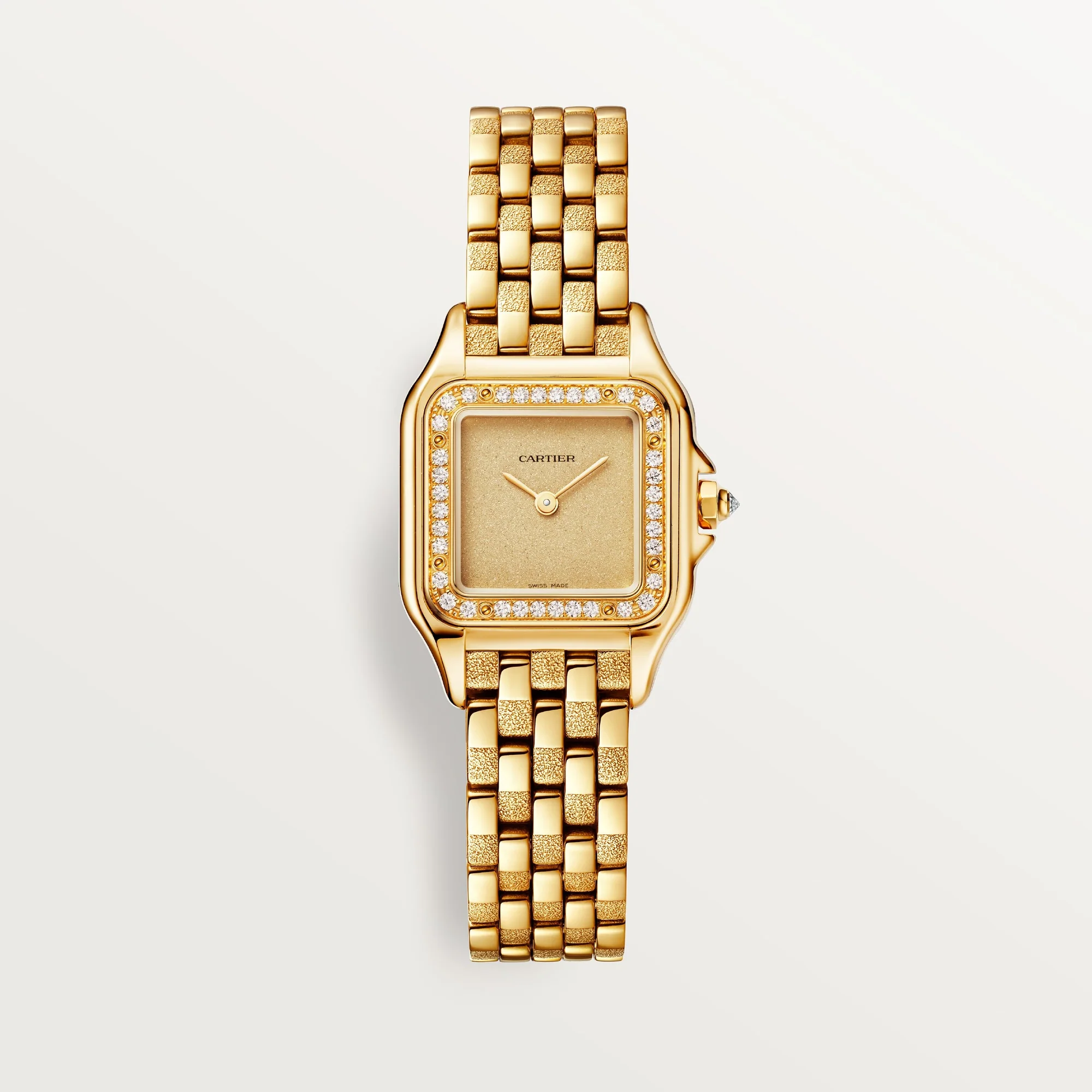 Cartier Panthère Small 18k Yellow Gold Golden Dial Bracelet WJPN0057