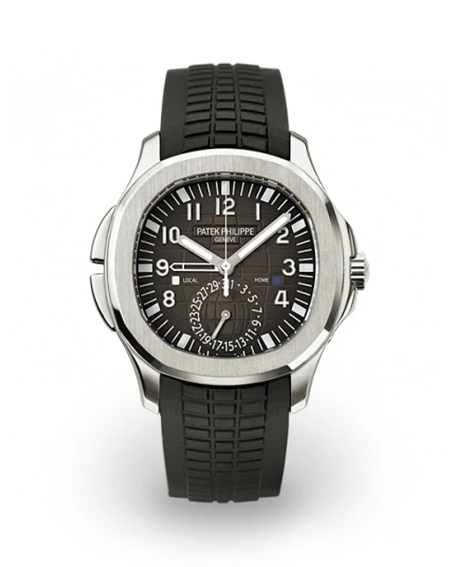 Patek Philippe Aquanaut 40.8 mm Grey Dial Stainless Steel Rubber Strap 5164A