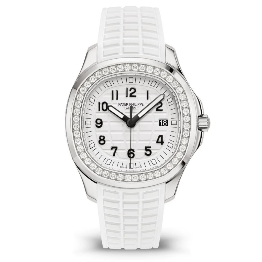 Patek Philippe Aquanaut Luce White Dial Stainless Steel & Diamond Case Rubber Strap 38.8mm 5267-200A-010