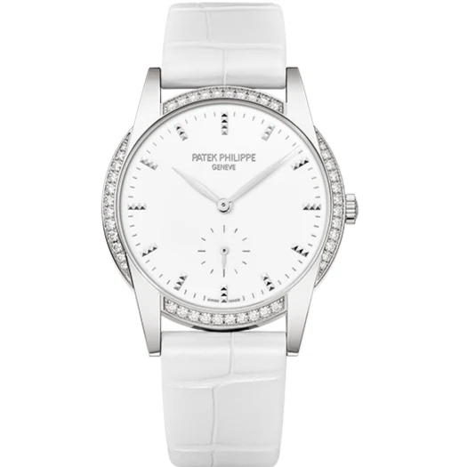 Patek Philippe 7122/200G-001 Calatrava 33mm White Dial White Gold