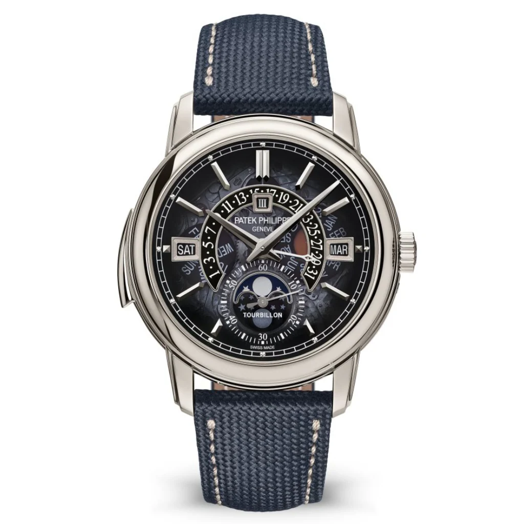 Patek Philippe Grand Complications 40.2 mm Transparent Dial Platinum   Leather Strap 5316/50P-001