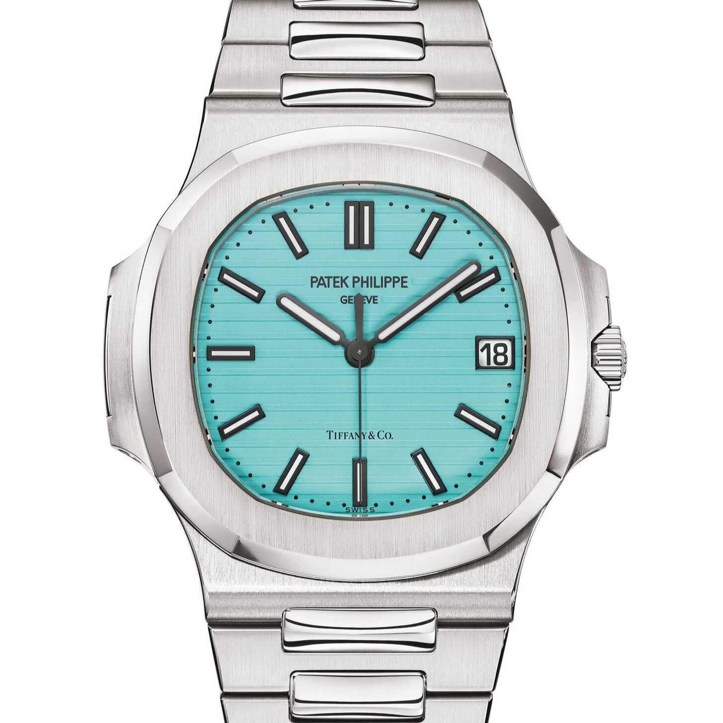 Patek Philippe 5711/1A-018 Nautilus Tiffany 40.5mm Blue Dial Stainless Steel