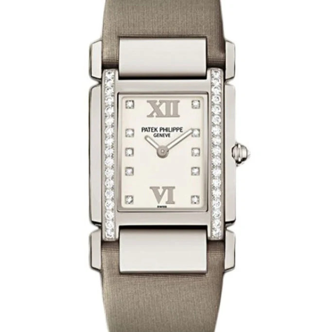 Patek Philippe 4920G-010 Twenty~4 30mm x 25mm White Dial White Gold