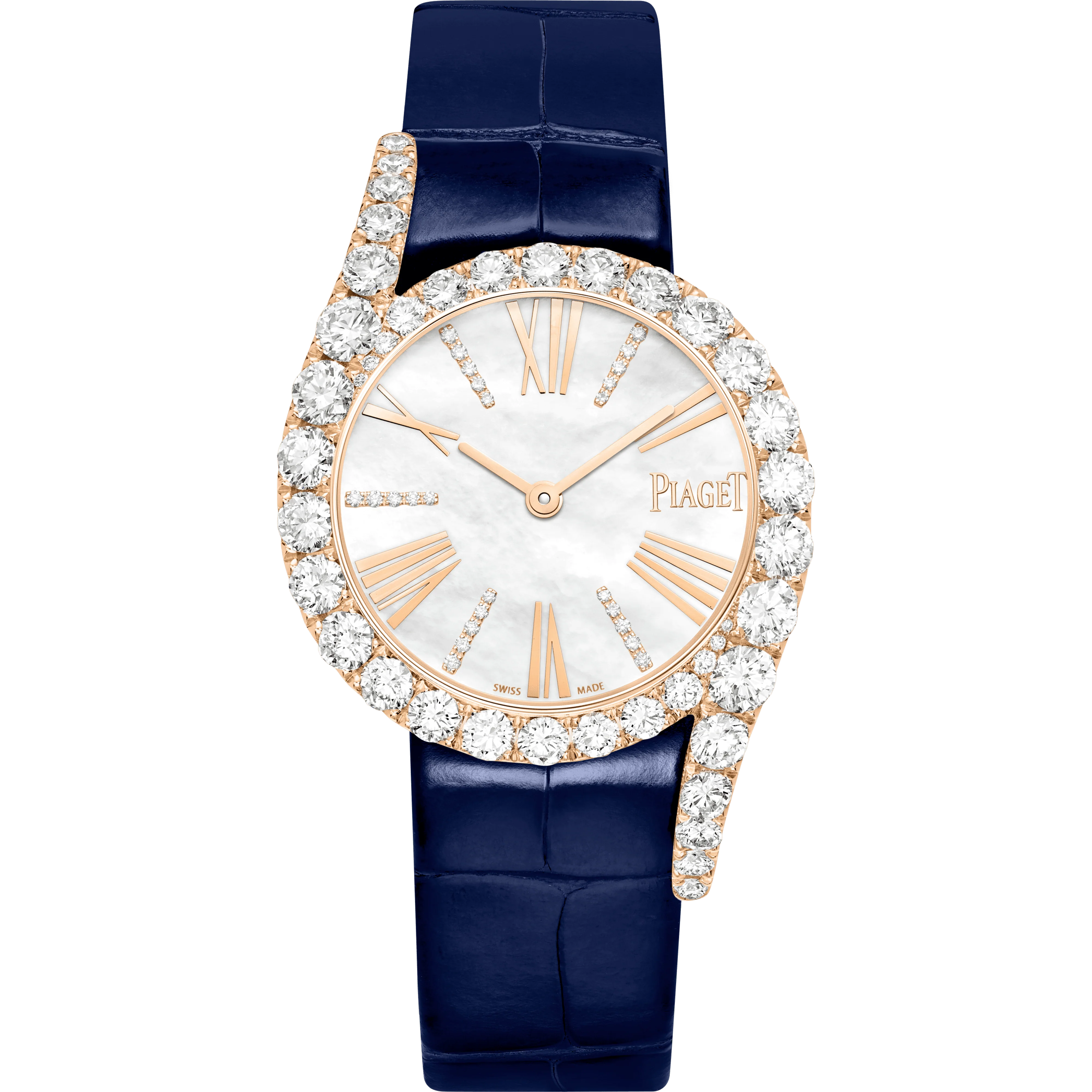Piaget Limelight Gala Precious watch 32 mm White Mother-Of-Pearl Dial with Diamonds 18k Rose Gold Strap G0A47181