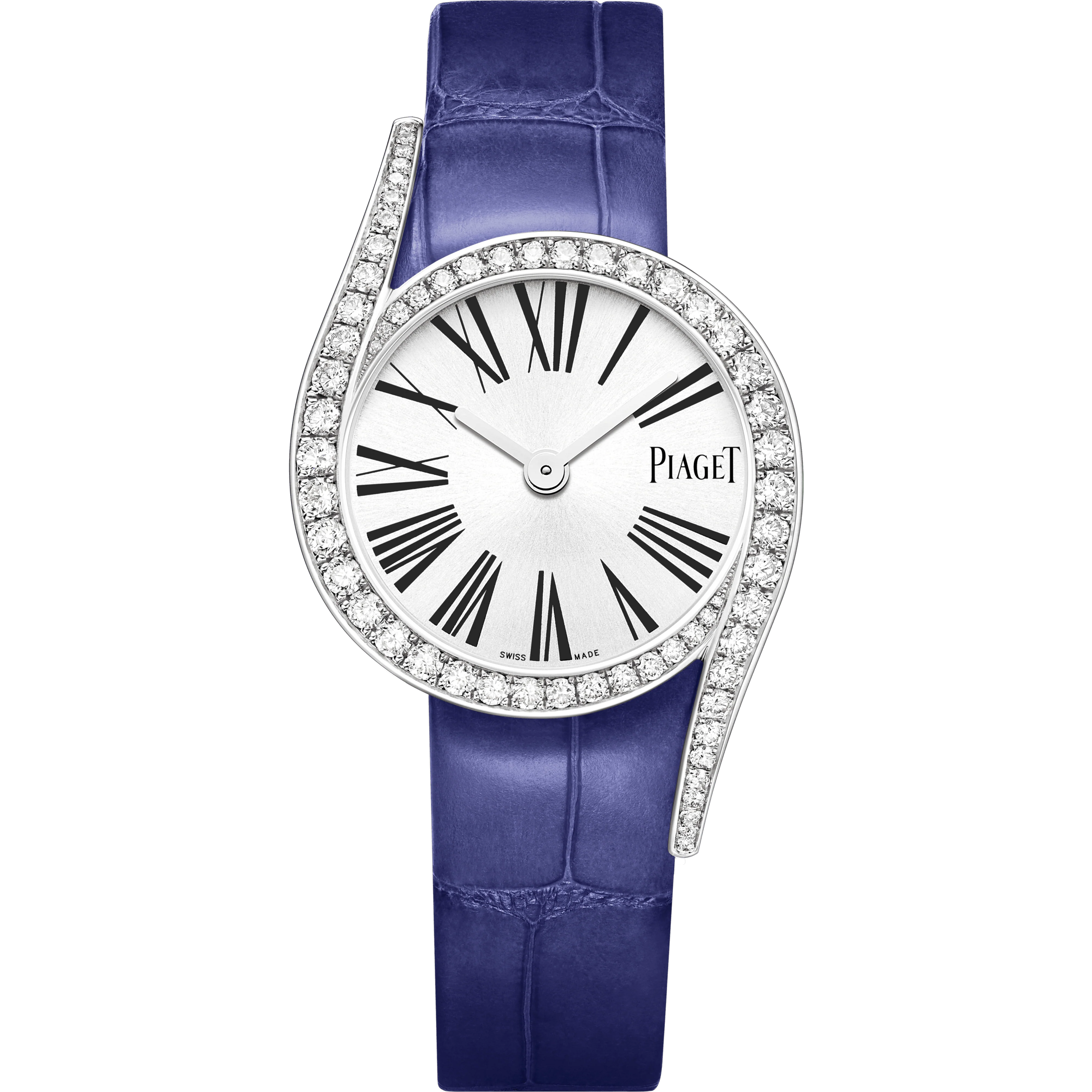 Piaget Limelight Gala watch 26 mm Silver Dial with Diamonds 18K White Gold Strap G0A43150