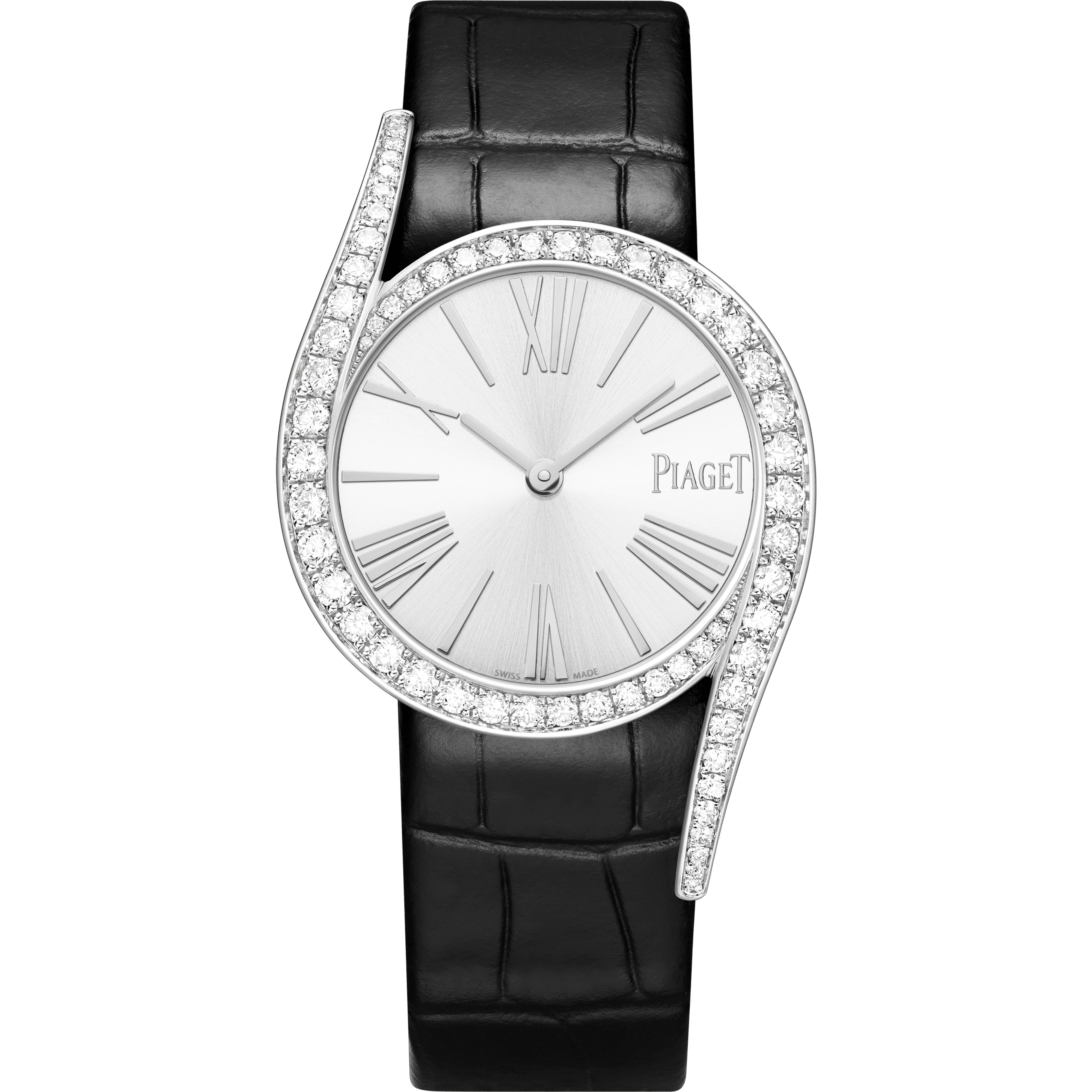 Piaget Limelight Gala watch 32 mm Silver Dial with Diamonds 18K White Gold Strap G0A48360