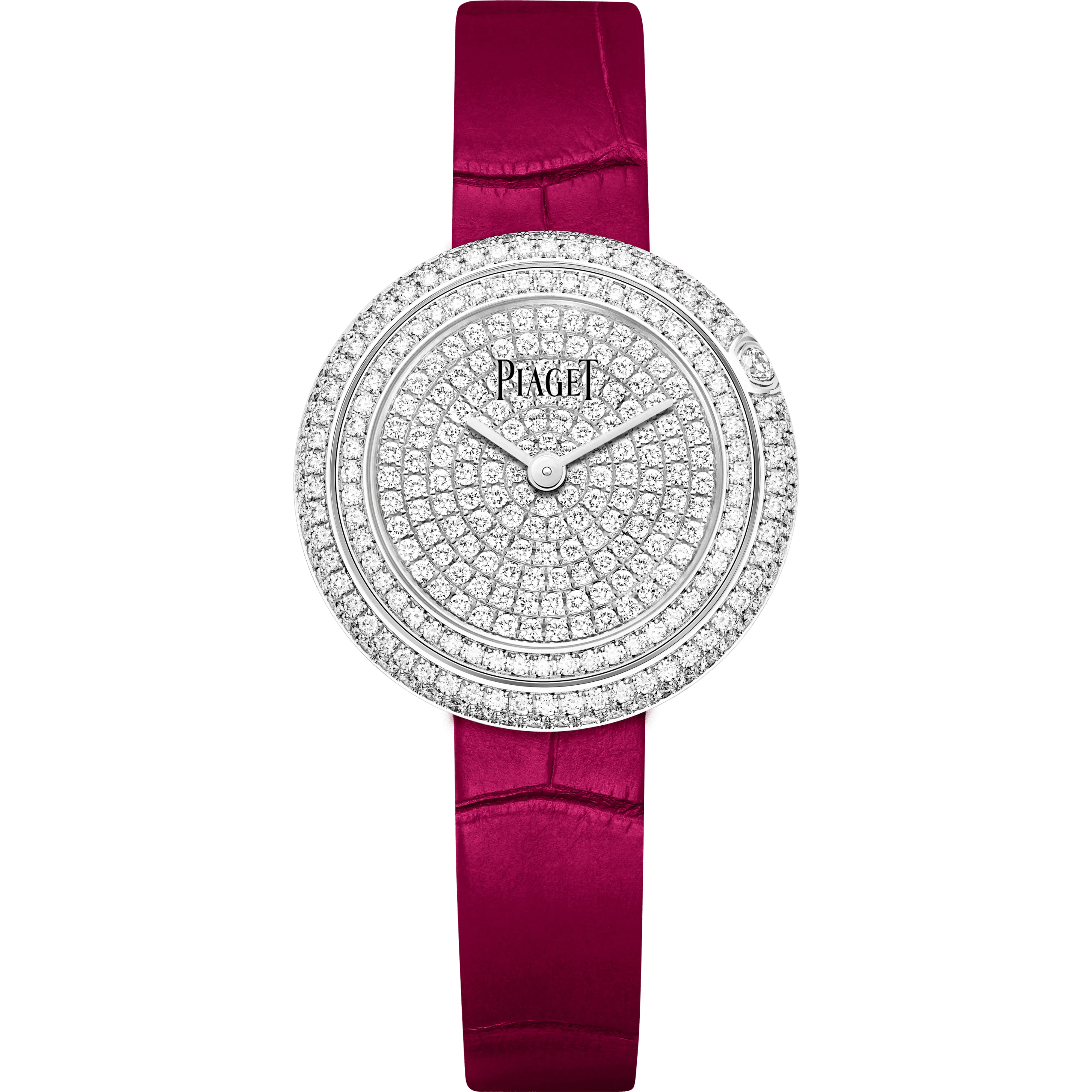 Piaget Possession watch 29 mm Diamond Paved Dial 18K White Gold Strap G0A44298