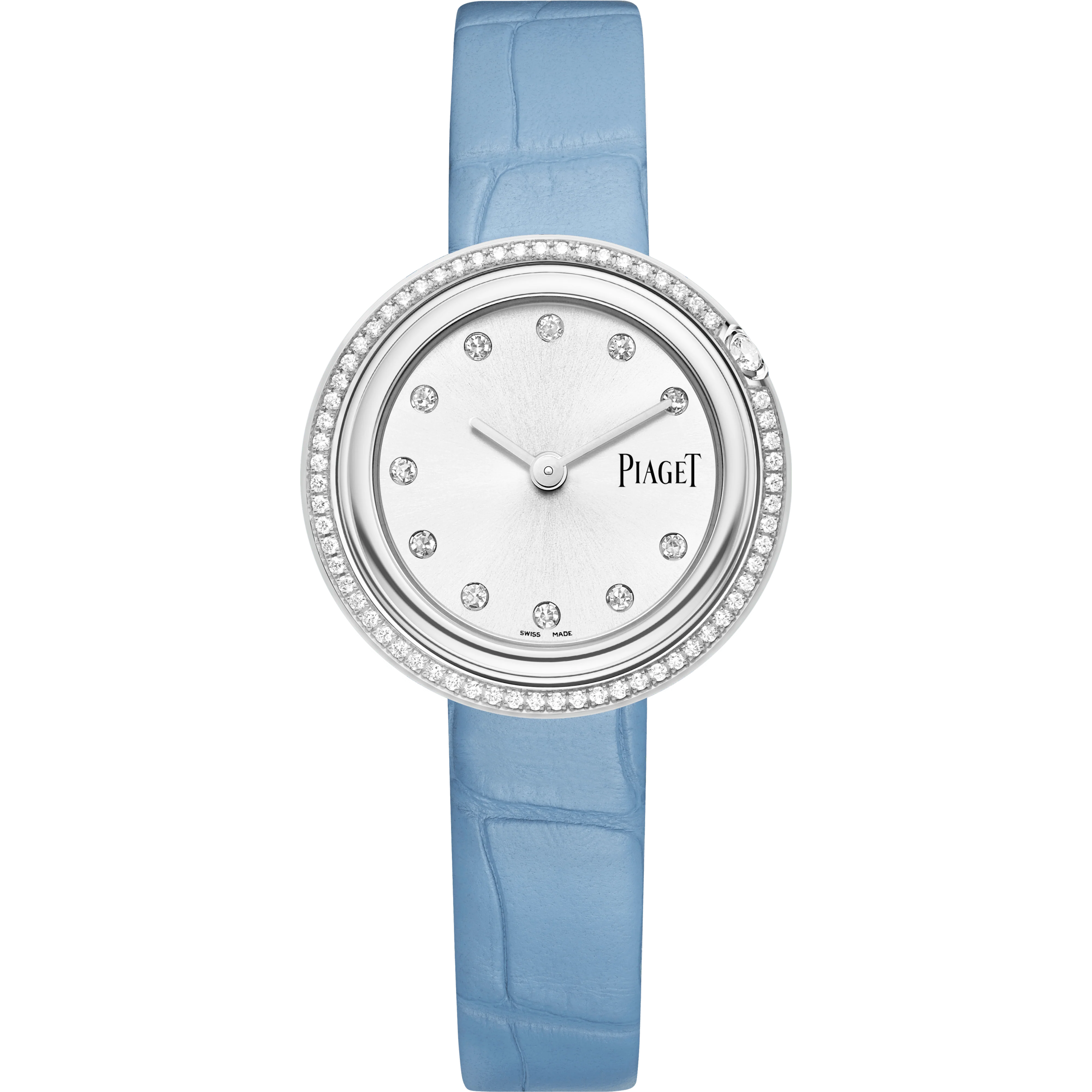 Piaget Possession watch 29 mm Silver Dial with Diamonds Stainless Steel Strap G0A48080