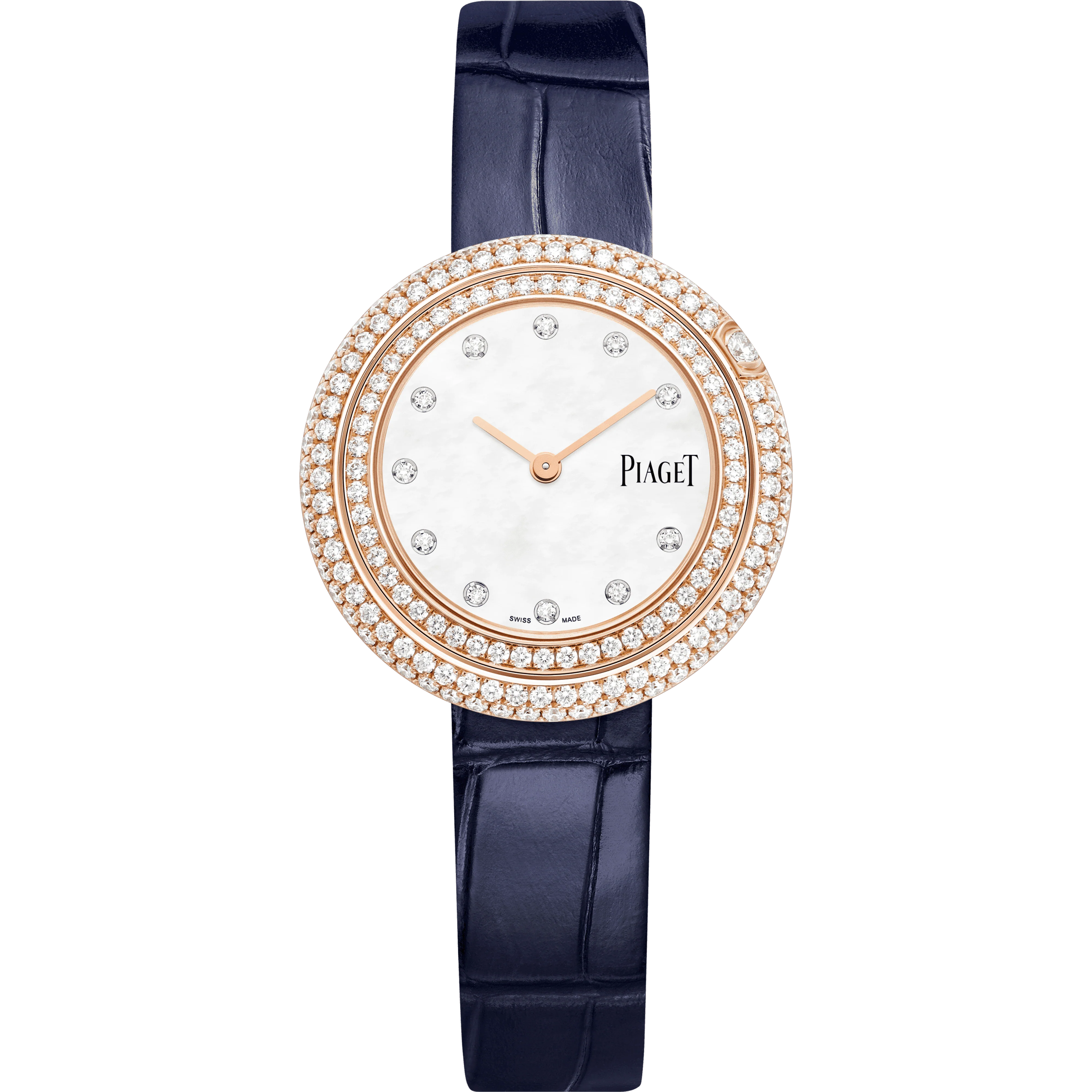 Piaget Possession watch 29 mm White Dial with Diamonds 18k Rose Gold Strap G0A46063