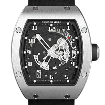 Richard Mille RM005 38 mm x 45 mm Transparent Dial Titanium Rubber Strap