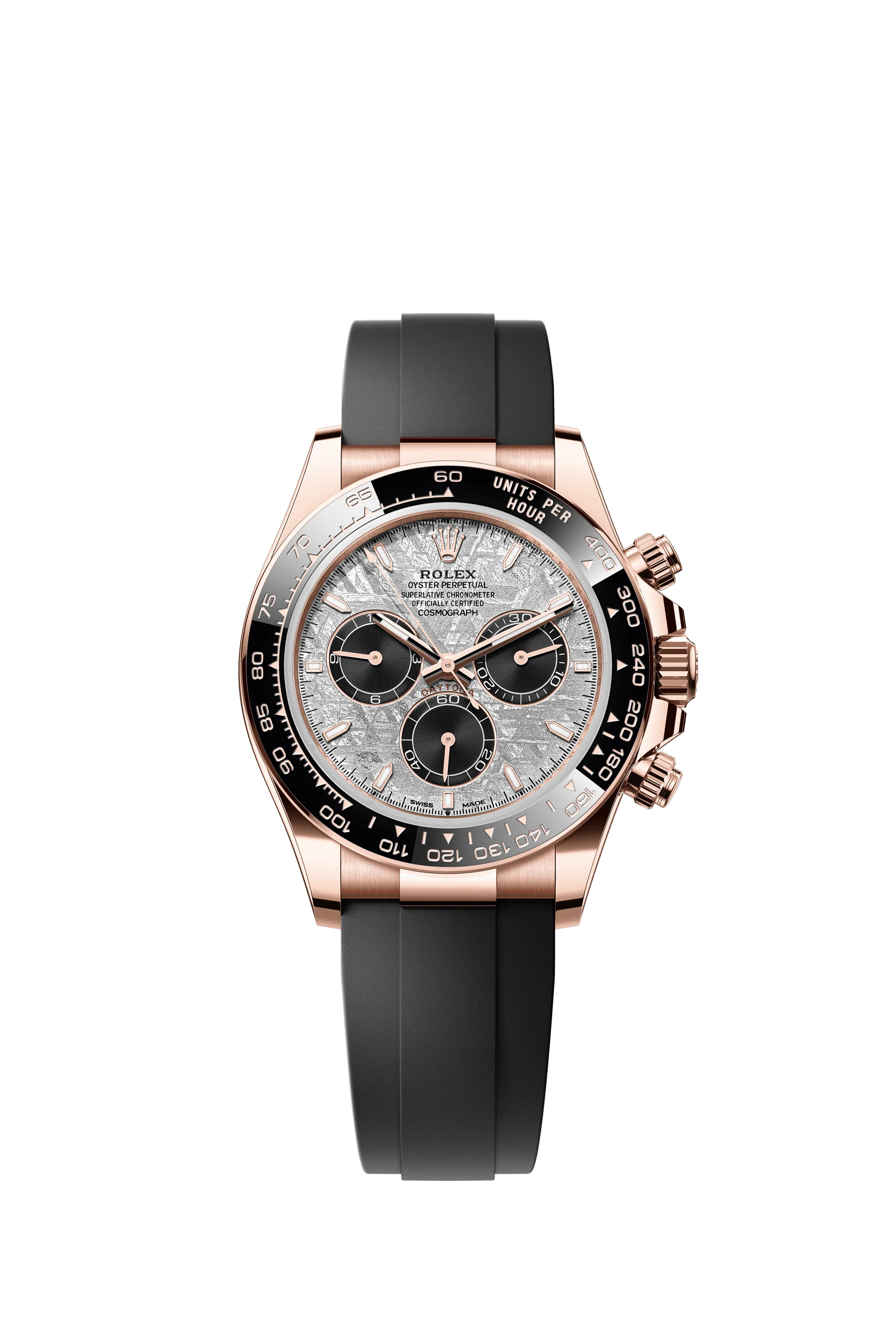 Rolex Cosmograph Daytona 40mm Meteorite and Black Dial Everose Gold 126515LN