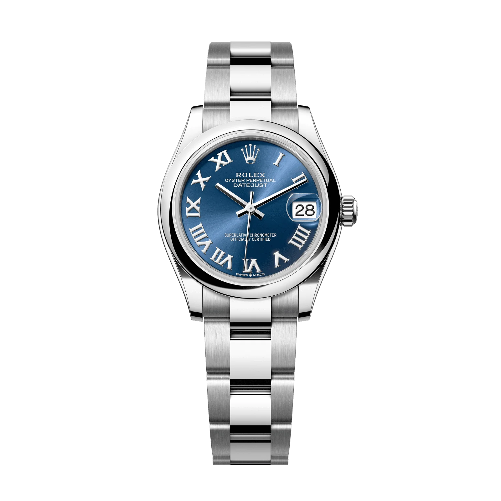Rolex Datejust 31 mm Bright Blue Dial Oystersteel Oyster Bracelet 278240-0017