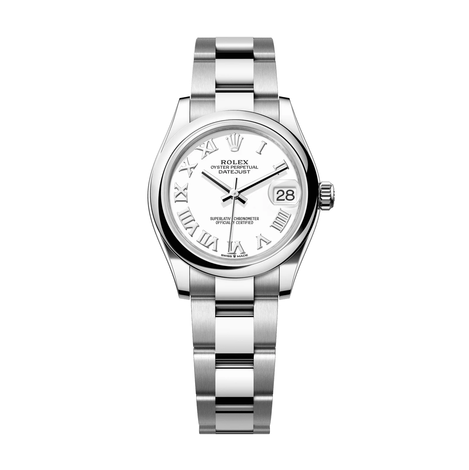 Rolex Datejust 31 mm White Dial Oystersteel Oyster Bracelet 278240-0003