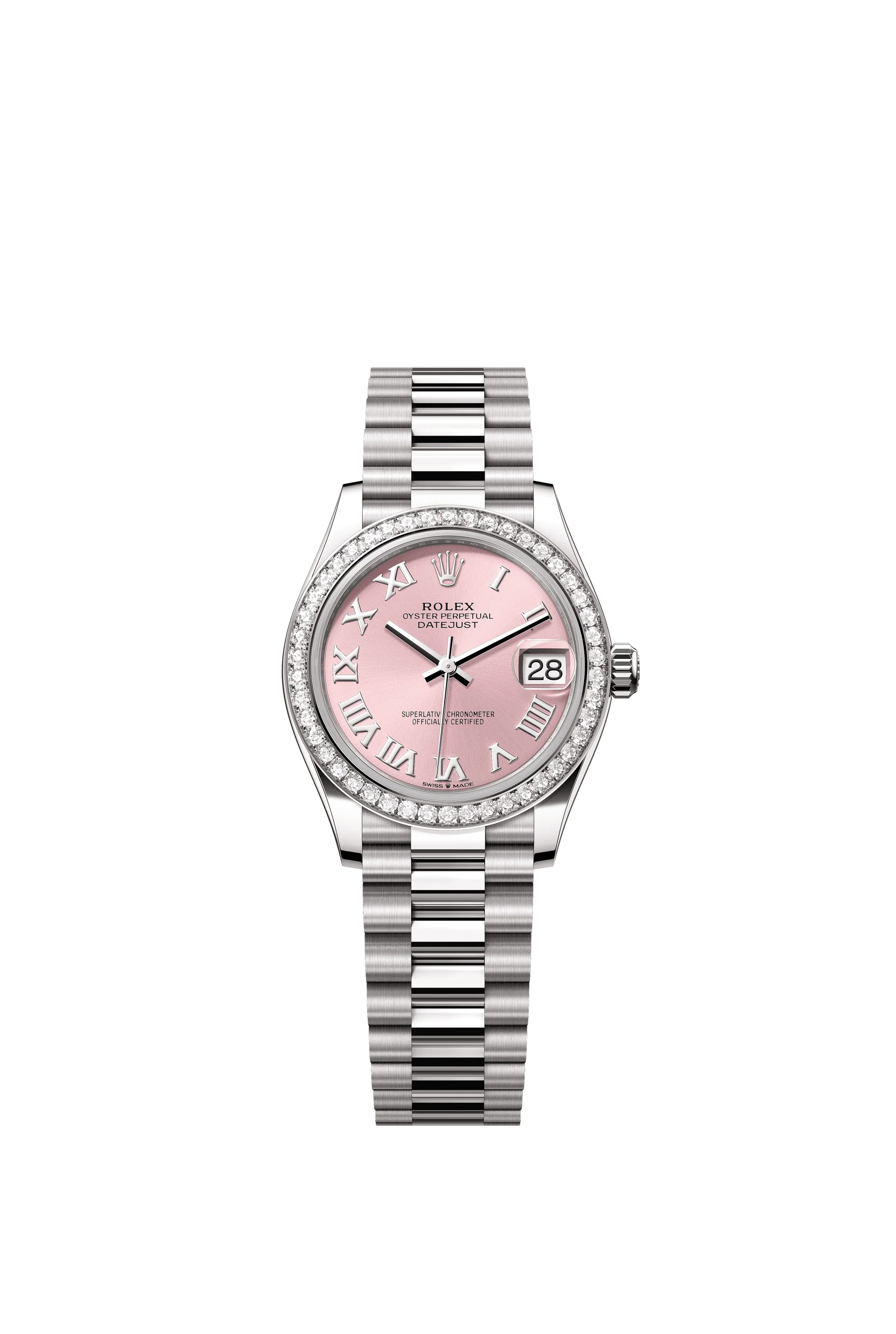 Rolex Datejust 31mm Pink Dial White Gold 278289RBR