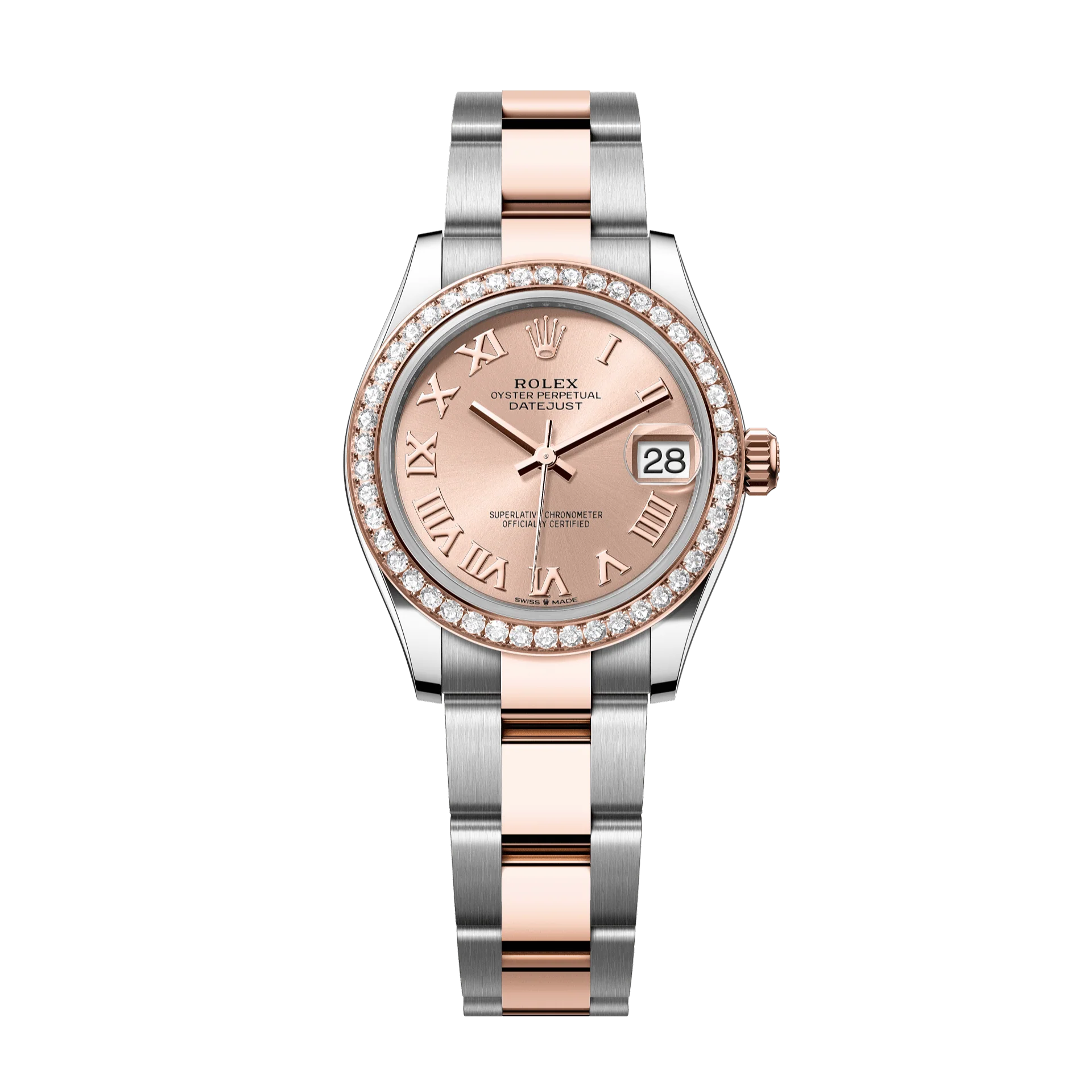 Rolex Datejust 31mm Rosé Dial Oystersteel & Everose Gold 278381rbr-0001