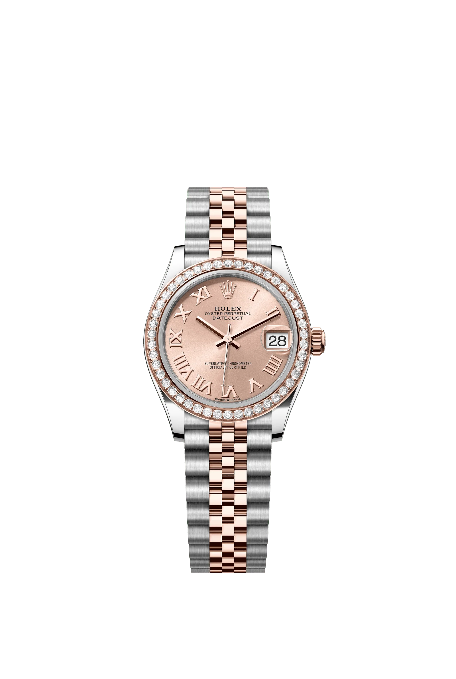 Rolex Datejust 31mm Rosé Dial Oystersteel & Everose Gold 278381RBR