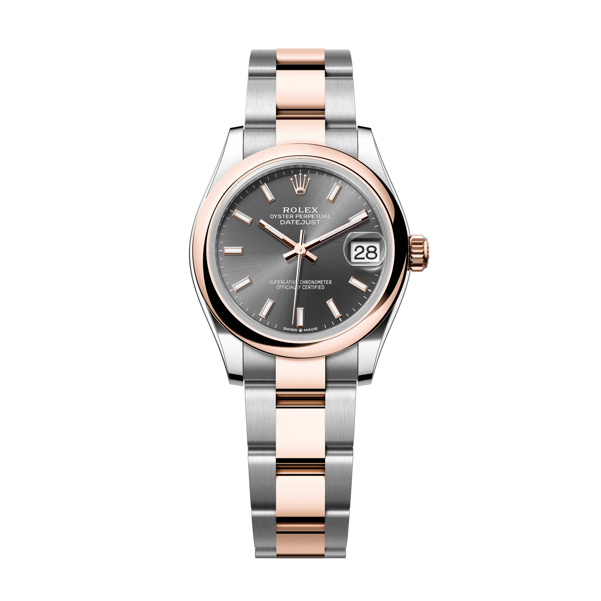 Rolex Datejust 31mm Slate Dial Oystersteel & Everose Gold 278381rbr-0017