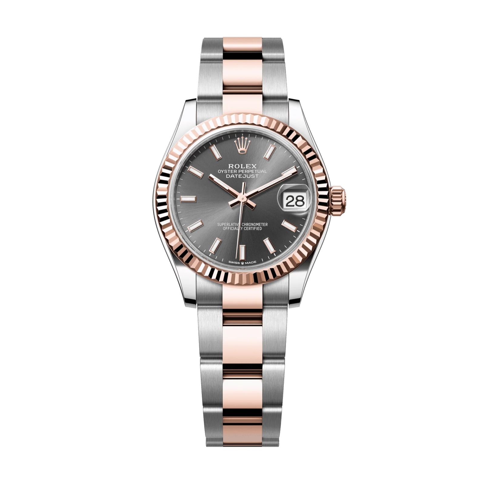 Rolex Datejust 31mm Slate Dial Oystersteel & Everose Gold 278271-0017