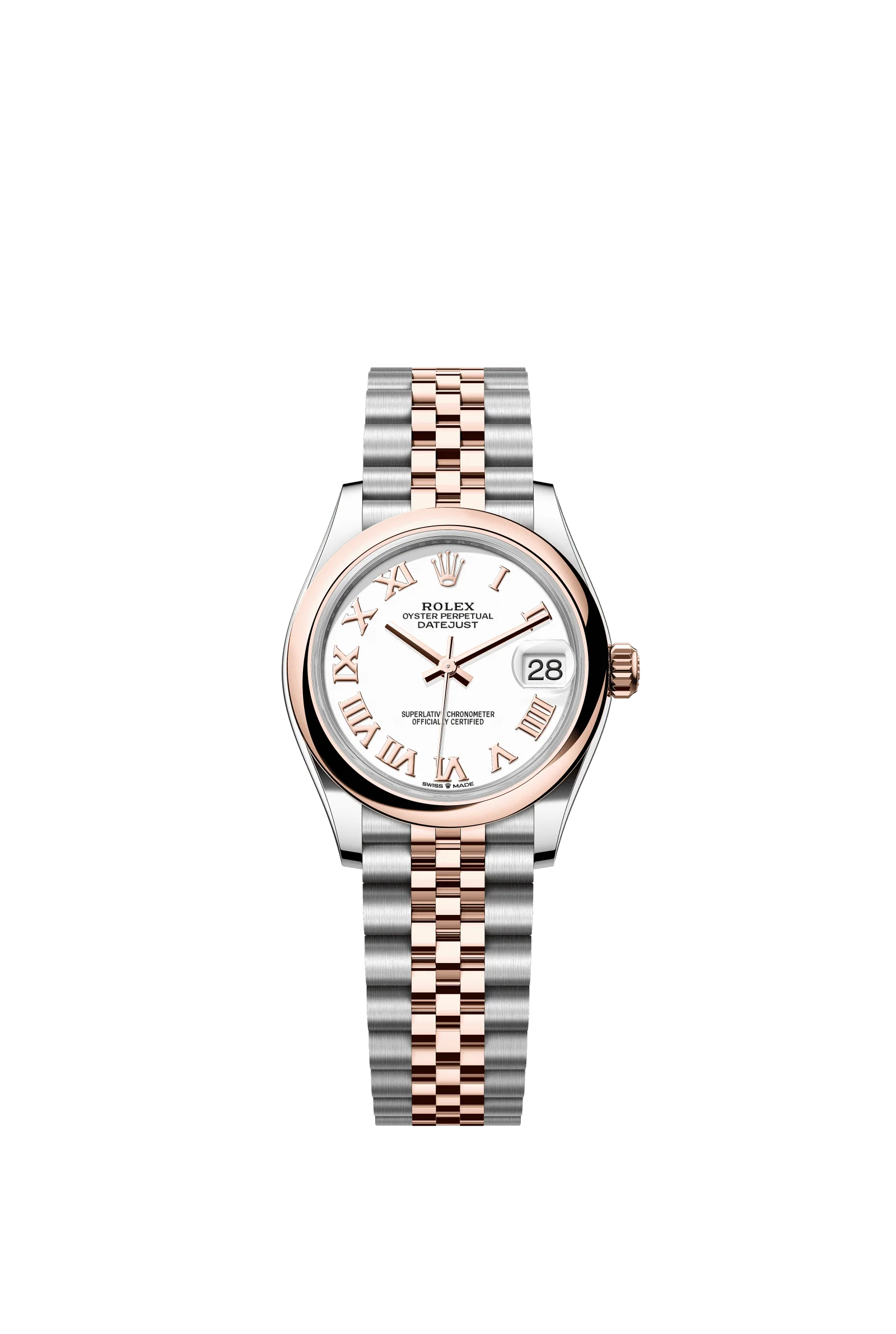 Rolex Datejust 31mm White Dial Oystersteel & Everose Gold 278241