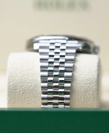 Rolex Datejust 41 mm Mint Green Dial Oystersteel and White Gold Jubilee Bracelet 126334-0028 - Image 4