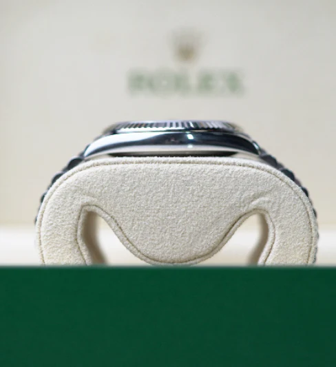 Rolex Datejust 41 mm Mint Green Dial Oystersteel and White Gold Jubilee Bracelet 126334-0028 - Image 5