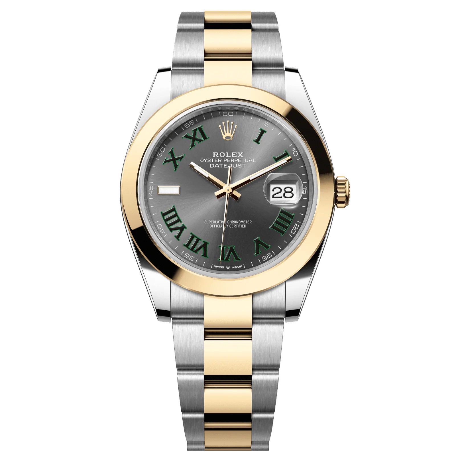 Rolex Datejust 41 mm Slate Dial Oystersteel and 18k Yellow Gold Oyster Bracelet 126303-0019