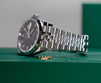 2025 Rolex Datejust 41mm Black Diamond Dial Stainless Steel 126334 - Image 4