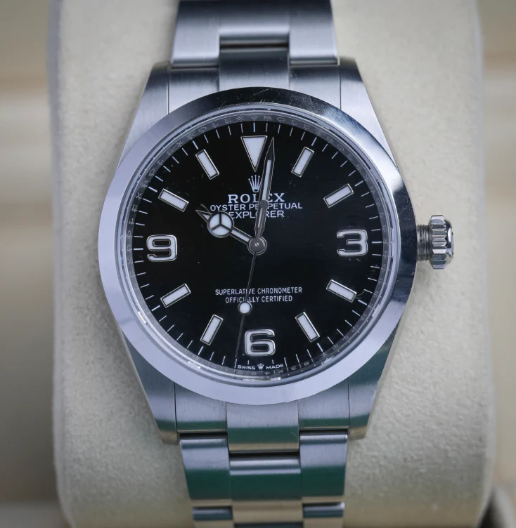 Rolex Explorer 36mm Black Dial Stainless Steel 124270 - Image 3