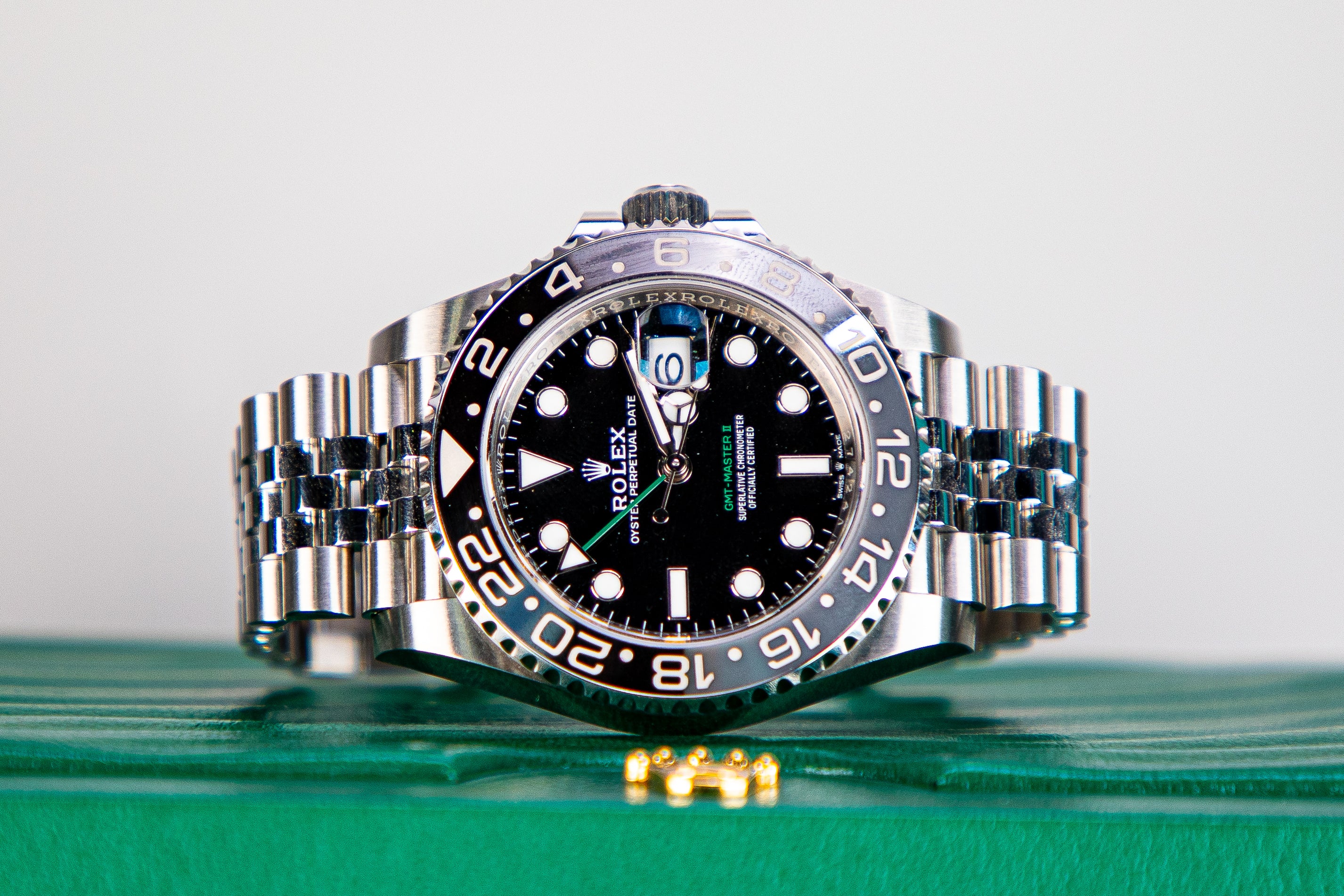 Rolex GMT-Master II Bruce Wayne 40 mm Black Dial Oystersteel Jubilee Bracelet 126710grnr-0003 - Image 7