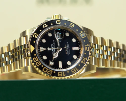 Rolex GMT-Master II 40mm Black Dial Yellow Gold 126718GRNR - Image 3