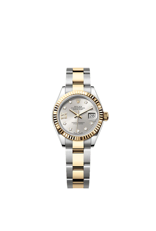 Rolex Lady-Datejust 28mm Silver Dial Yellow Rolesor 279173