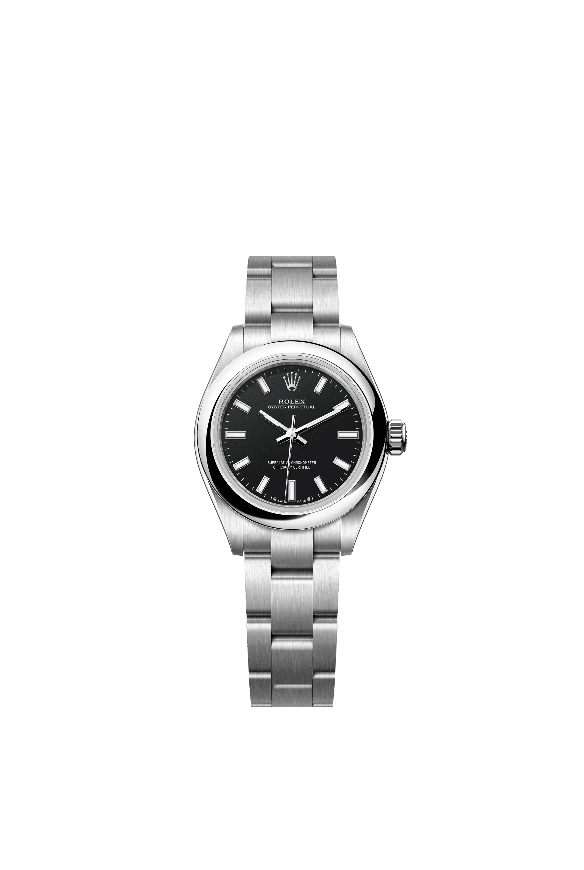 Rolex Oyster Perpetual 28mm Black Dial Oystersteel 276200