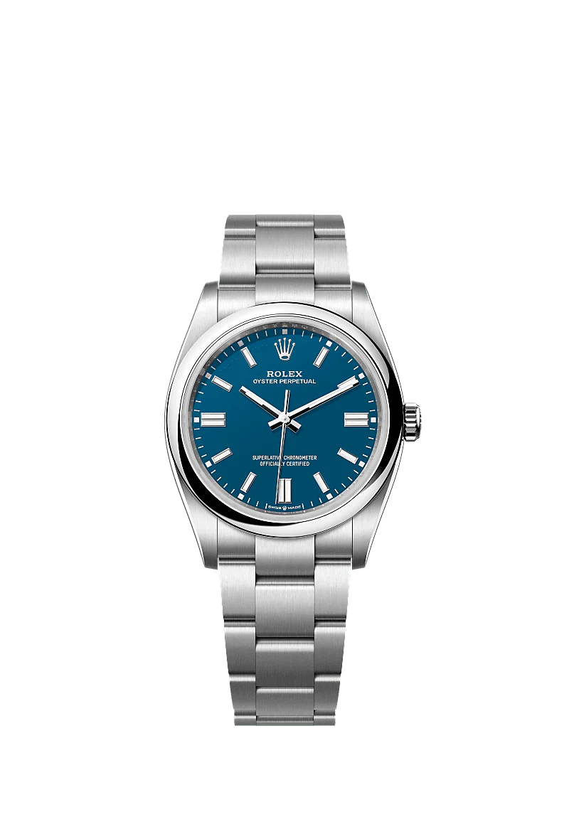 Rolex Oyster Perpetual 36mm Blue Dial Oystersteel 126000