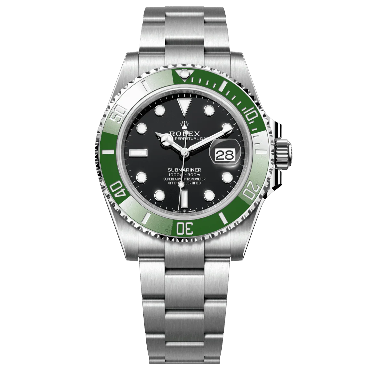 Rolex Submariner Starbucks Date 41 mm Black Dial Oystersteel Oystersteel Bracelet 126610lv-0002