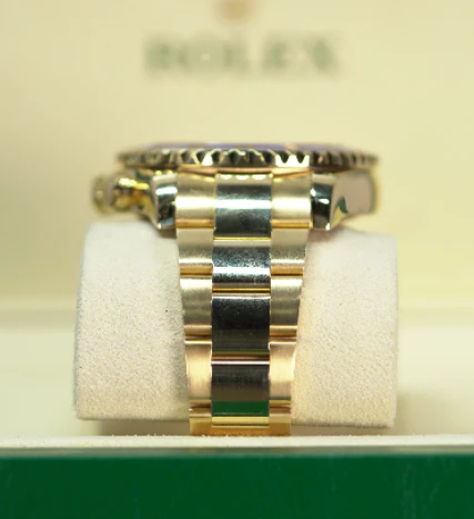 Rolex Yacht-Master II 44mm White Dial Yellow Gold Gold Mercedes Hands 116688 - Image 2