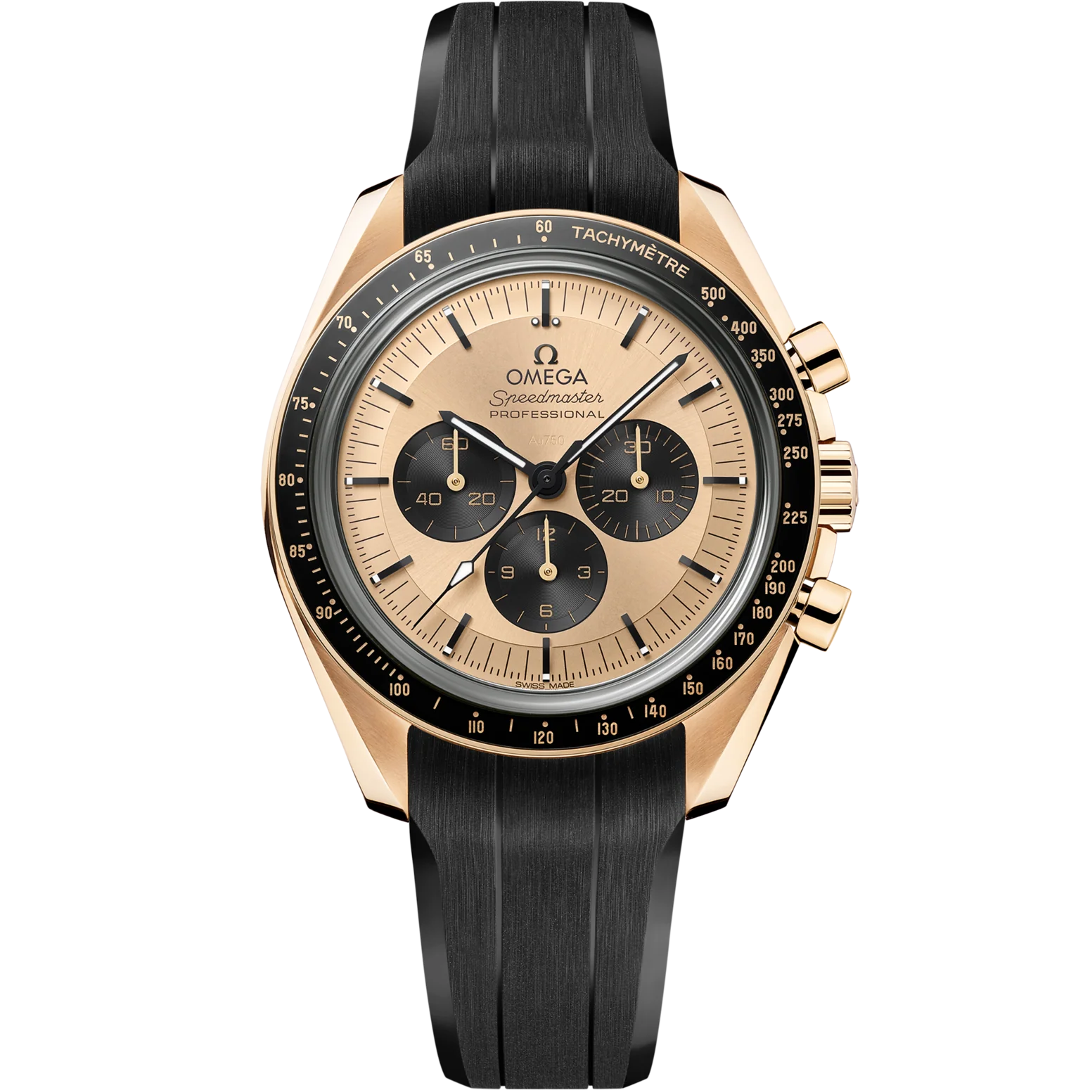 Omega Speedmaster Moonwatch Professional 42 mm Yellow Dial Moonshine™ 18k Yellow Gold Strap 310.62.42.50.99.001