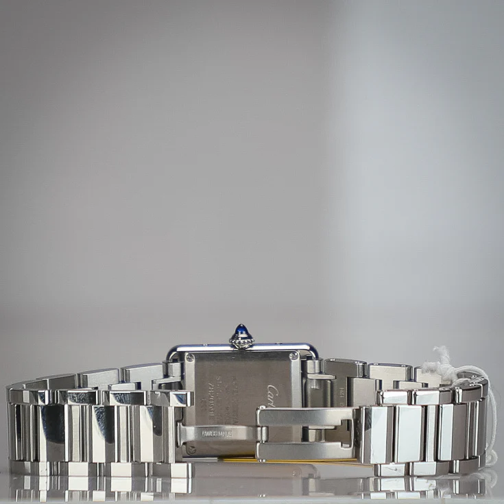 Cartier Tank Must 29.5 mm x 22.0 mm Silver Dial Steel Bracelet WSTA0107 - Image 8