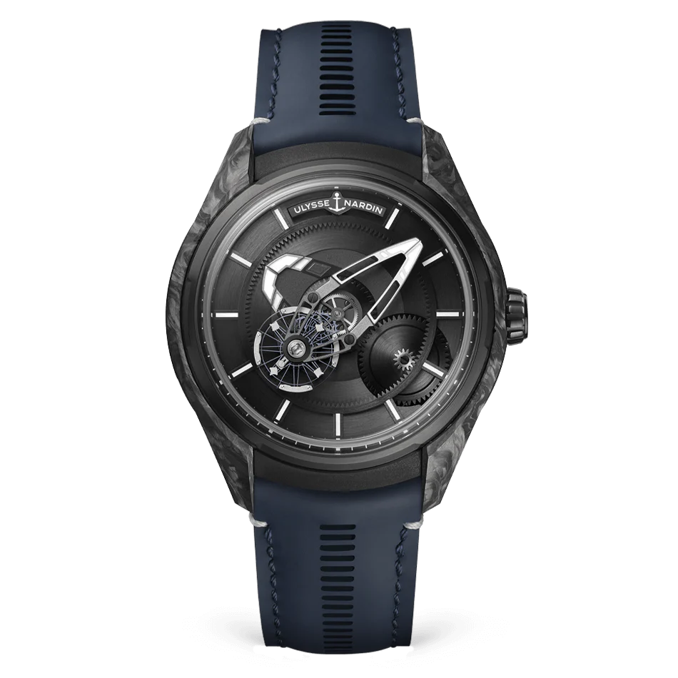 Ulysse Nardin Freak X 43 mm Black Dial Carbonium Leather Strap 2303-270.1/CARB