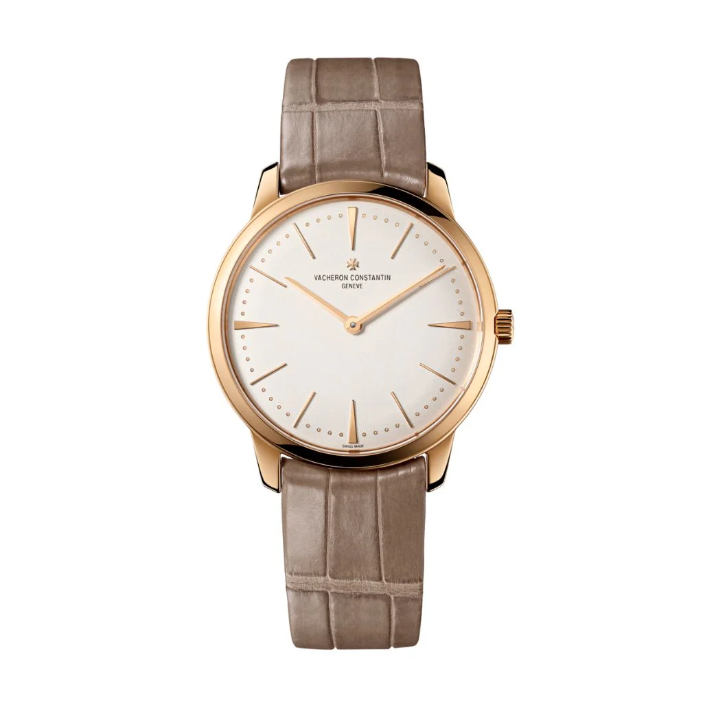 Vacheron Constantin Patrimony manual-winding 36 mm Silver Dial 18K Pink Gold Leather Strap 81530/000R-9682